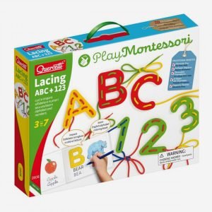 Joc Montessori Quercetti Lacing ABC 123