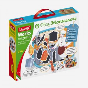 Puzzle magnetic Montessori Quercetti 3-6 Ani