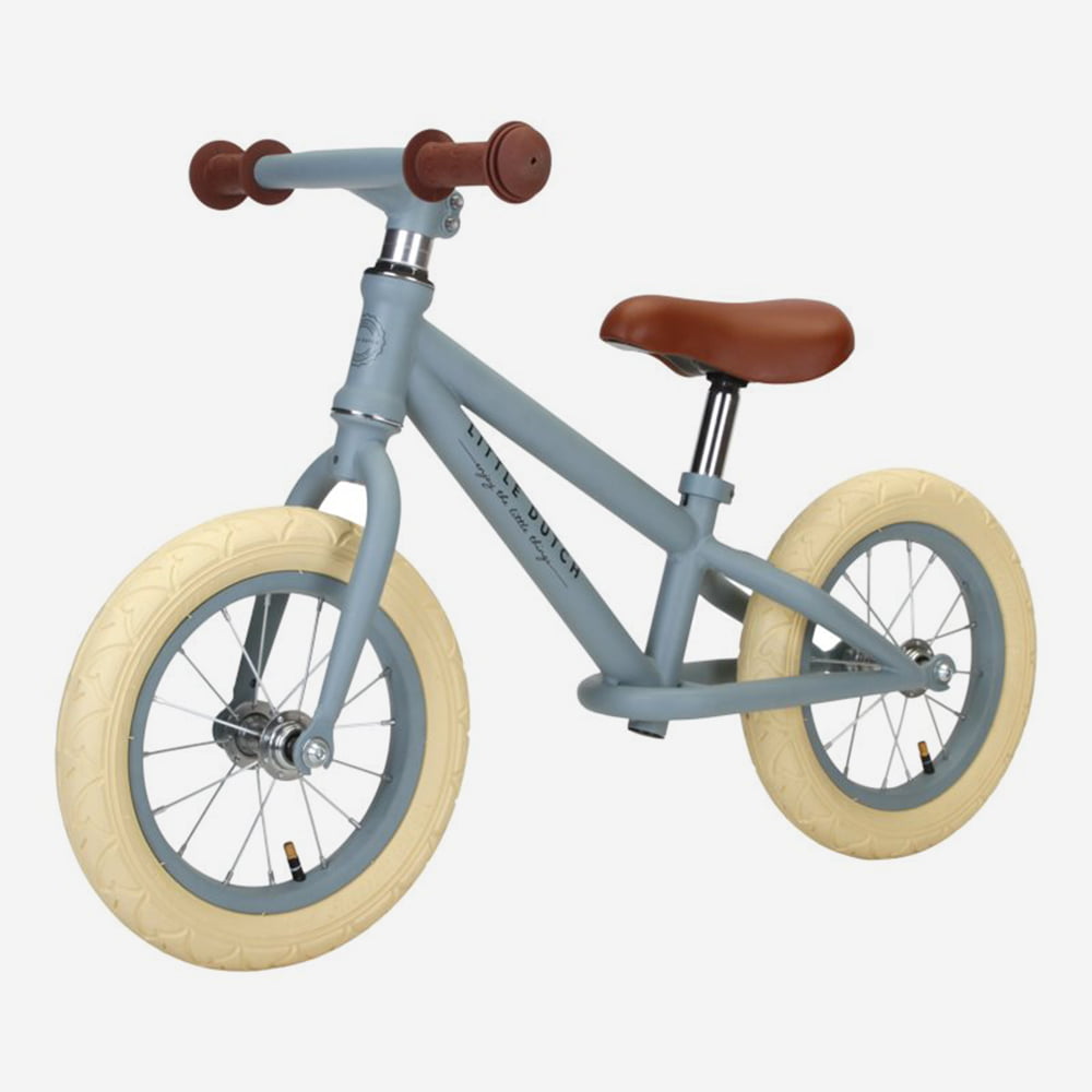Bicicleta de echilibru fara pedale Little Dutch Albastru 2 ani+