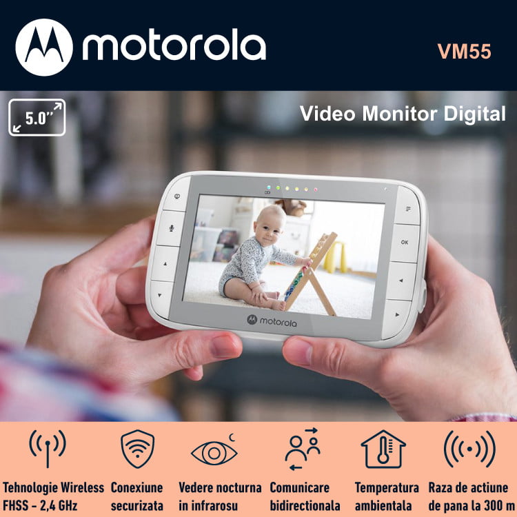 Video Monitor Digital Motorola VM55 3