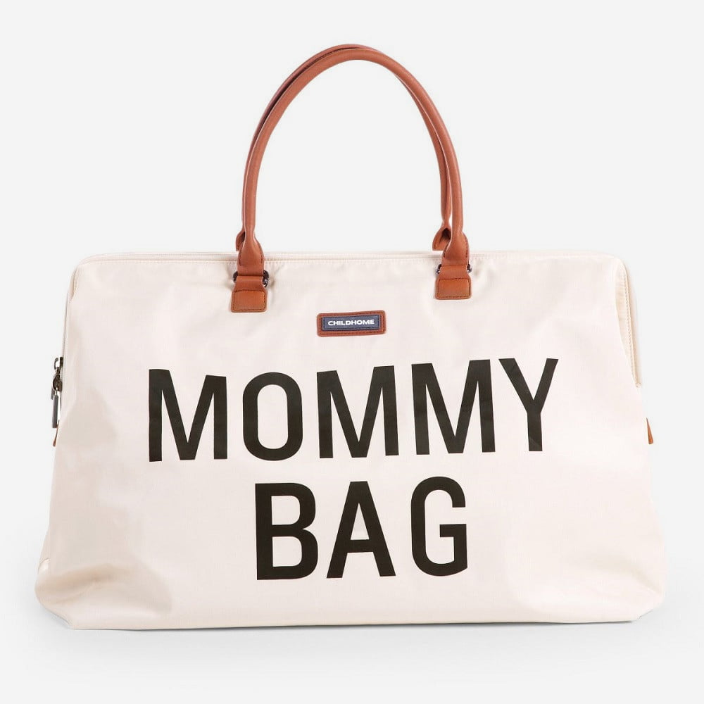 geanta de infasat childhome mommy bag ecru 1