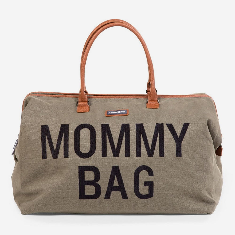 geanta de infasat childhome mommy bag kaki 1