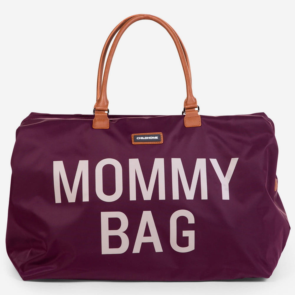 geanta de infasat childhome mommy bag visiniu 1