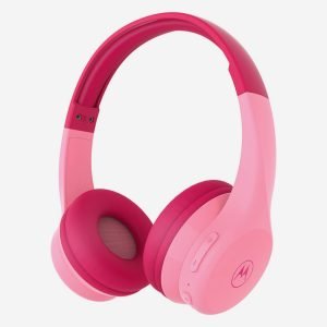 Casti Audio Wireless Copii Motorola Moto JR300 Pink