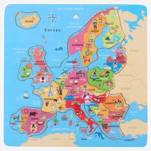 Puzzle din lemn Europa Marionette