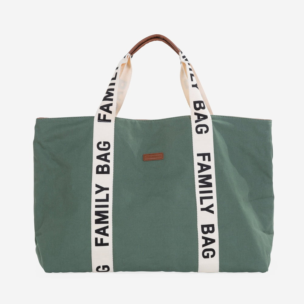 Geanta Childhome Family Bag Signature Green