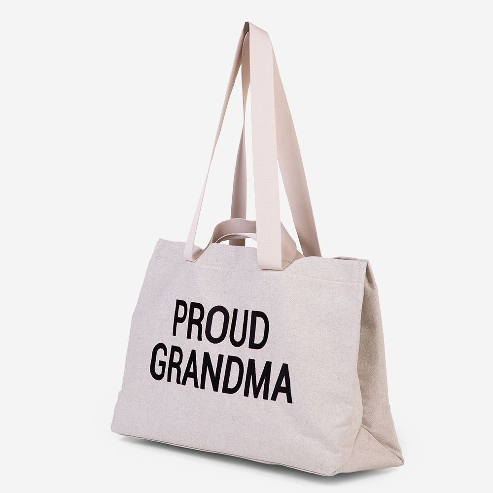 Geanta Childhome Proud Grandma Off White