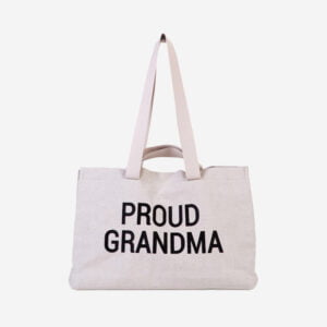 Geanta Childhome Proud Grandma Off White